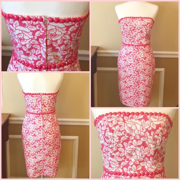 NWOT Lilly Pulitzer Allegra Holy Roses dress, 8 - Picture 4 of 9